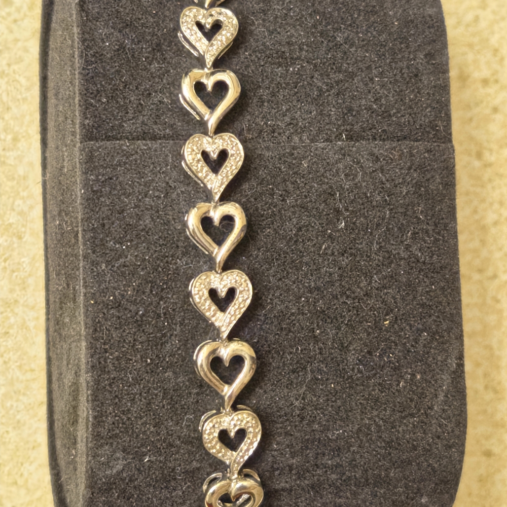 Not Rated Gold Heart Bracelet